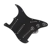 Loaded Prewired SSS Guitar Pickguard Alnico 5 Single Coil Pickups Staggered 52/52/52mm For For ST Guitar Guitar Pickup Pickguard (Color : 01)