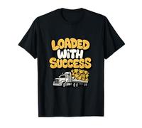 Loaded With Success Graffiti Truck Gold White Black T-Shirt