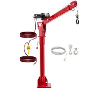 Loading Crane With 12 V Winch 800 kg 360° - Crane Trolleys by Steinberg Systems Red