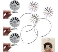 "Loading" Creative Headband/Hairpin, Eye-Catching Hair Accessory, Fun Rotating Loading The Hairpin For Women And Man, Abstract Art Party Decor, For Programmers, Students, Parties
