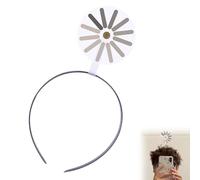 "Loading" Creative Headband/Hairpin, Eye-Catching Hair Accessory, Fun Rotating Loading The Hairpin For Women And Man, Abstract Art Party Decor, For Programmers, Students, Parties