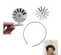 "Loading" Creative Headband/Hairpin, Eye-Catching Hair Accessory, Fun Rotating Loading The Hairpin For Women And Man, Abstract Art Party Decor, For Programmers, Students, Parties