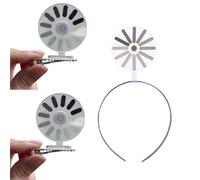 Loading Creative Headband/Hairpin, Fun & Creative 'loading' Hairpins for Women and Men, Humorous Personality Expression Rotating Headband, Load Symbol Hairs Hoops, Abstract Hair Accessory(Mixed,3PCS)