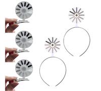 Loading Creative Headband/Hairpin, Fun & Creative 'loading' Hairpins for Women and Men, Humorous Personality Expression Rotating Headband, Load Symbol Hairs Hoops, Abstract Hair Accessory(Mixed,5PCS)