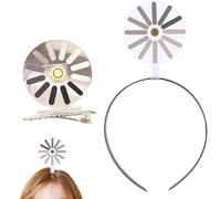 Loading Creative Headband/Hairpin, Fun & Unique Brain Loading Headband, Creative Hair Clip Brain Crash Gift of Party, Leisure and Daily Life (A+B)