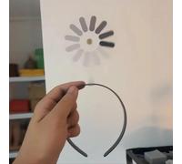 "Loading" Creative Headband/Hairpin, Fun & Unique Brain Loading Headband for Women, Quirky Brain Loading Design, Eye-Catching Headwear for Parties, Gifts, Or Everyday Style(Style A,1pc)