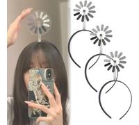 Loading Creative Headband/Hairpin, Rotating Headband Brain Is Loading, Rotation Funny Hair Clip Hair Accessory, Creative Abstract Art Party Decor, Humorous Gift for Student Worker(Headbands*3pc)