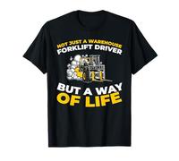Loading Logistics Pallet - Warehouse Forklift Driver T-Shirt