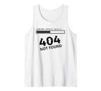 Loading People Skills 404 Not Found Funny Sarcastic Quote Tank Top