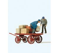 Loading Workers with cart figure set Preiser 28084
