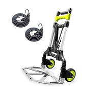 LoadIt 90kg Capacity Heavy Duty Trolley on Wheels & Folding Sack Barrow - Foldable Dolly Trolley Hand Truck for Warehouse, Delivery & Moving - Portable Trolly on Wheel for Boxes & Furniture