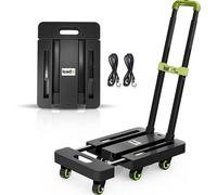 Loadit Extendable Platform Trolley 225Kg Capacity Telescopic Handlebar Sack Barrows Heavy Load Moving