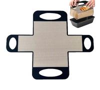 Loaf Liners - Heat Resistant Non Stick Baking Mat, Reusable Bread Sling with Handles, Cake Cupcake Pan Accessory | Easy Oven Transfer Baking Tool for Holiday Christmas Home Kitchen