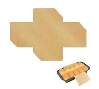 Loaf Pan Liners, 100Pcs 9.8×15.4Inch Cross Non-Stick Baking Paper Disposable Parchment Paper for Baking Bread, Cakes, Toast