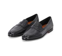Loafer - male - Santoni - Loafers - Black - 9 UK - Shoes 9 UK