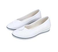 Loafer Women's Breathable Slip-On Shoes Work Shoes Lace Mesh Women's Shoes Summer Shoes Soft Flat Casual Shoes Loafers Summer Walking Shoes Slip In Shoes Low Shoes Mary Jane Shoes, Error N A, 2 UK