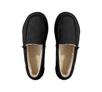 Loafer Women's Lined Winter Shoes Slip On Shoes Women's Shoes Flat Warm Low Shoes Autumn Winter Boots Slip-On Shoes Work Shoes Boat Shoes Casual Shoes Walking Shoes Sneakers, black, 8 UK