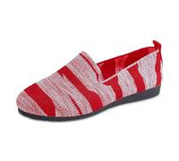 Loafer Women's Slip On Shoes Flat Breathable Sailing Shoes Ballet Flats Low Shoes with Round Toe Dance Shoes Dance Shoes Flat Lace Shoes Casual Shoes Summer Shoes, Red (watermelon red), 8 UK