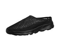 Loafer Women's Slippers Summer Mesh Breathable Lightweight Slippers, black