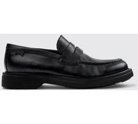Camper for man. K101001-001 Loafers leather loafers Norman black (43), Flat, Suede, None, Casual