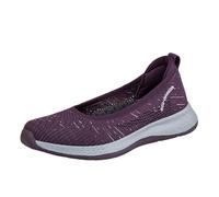 Loafers for Women Red Shoes Womens Wide Fit Flip Flops Women Wedge Casual Shoes Spring and Summer Top Flying Woven Mother Shallow Mouth Walking Casual Breathable Mesh One Love (Purple,5)