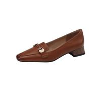 Loafers for Women UK Clearance, Chunky Low Block Heels Shoes Smart Work Office Pumps Shoes Ladies Slip On Walking Shoe Pointed Toe Dress Shoes Low Kitten Heel Court Shoes Vintage Shoes Wide Fit