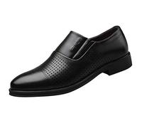 Loafers Shoes For Men Wide Fit, Mens Formal Dress Shoes, Pointed Toe Leather Wedding Shoes, Casual Breathable Walking Shoes, Lightweight Cosy Business Shoes, Added Durability