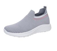 Loafers Shoes for Women Womens Casual Mesh Walking Shoes 2022 Spring Sneakers Women Breathable Sport New Mesh Outdoor Running Fly Woven Grey