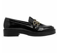 Loafers with Buckles Black