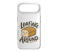 Loafing Around Funny Bread Pun Cartoon Case for iPhone Air