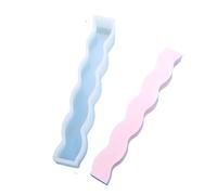 LOAFTWICRE Candle Mold Irregular Shaped Long Strip Silicone Candle Mold Making 24.5cm(Mold - A)
