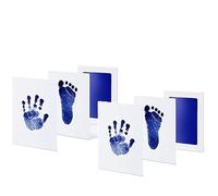 LOAFTWICRE Handprint Footprint Imprint Kit Souvenirs Casting Ink Pad Clay(Color3-2pcs)