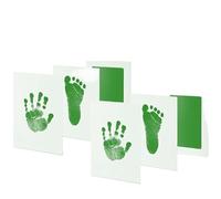 LOAFTWICRE Handprint Footprint Imprint Kit Souvenirs Casting Ink Pad Clay(Color5-2pcs)