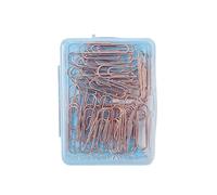 LOAFTWICRE Paper Clip 28mm Paperclip Metal Binding Office Supplies(Color9)