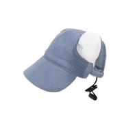 LOAFTWICRE Pet Sun Hat Big Dog Baseball Cap Corduroy Adjustable Pet Sun Hat For Small Medium Large Dogs Supplies(Color1,S-advise 4-7.5kg)