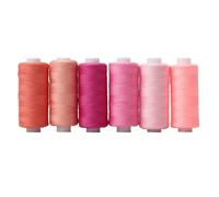 LOAFTWICRE Sewing Thread 24 Color Sewing Thread Reel Machine Hand Embroidery About 40 Meters Per Roll Household(Color1)