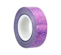 LOAFTWICRE Tape 1/2/4Pcs Glitter Sparkle Tape 15mmx5m Decorative Self-Adhesive Masking Tapes For DIY Scrapbook Craft Wrapping(Color5,2Pcs)