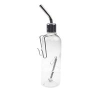 LOAFTWICRE Water Bottle Water Bottles For Rabbit Small Bird Rats Hamster Cage Hanging Liquid Feeder For Animals 180/350ML(B)