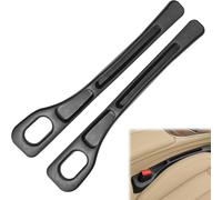 LOAGHBA 2 Pcs Car Seat Gap Filler for Skoda Enyaq iV 80/Enyaq iV 60/Enyaq Sport iV 80/Praktik, Filler Organizer Vehicle Mounted Leak Proof Filling Strip Auto Side Crevice Accessories