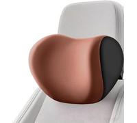 LOAGHBA Car Headrest Pillow for Peugeot 3008 First Generation (T8) 2008-2012 2013 2014 2015 2016, Seat Pillows Neck Support Memory Foam Breathable Cushion Office Home, Car Accessories,Coffee