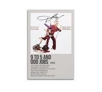 LOAJGNERC 9 To 5 And Odd Jobs by Dolly Parton Canvas Wall Art Decor Living Room Modern Family Bedroom 16x24inch(40x60cm) Unframe-style
