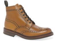 Loake Bedale Men's Lace Up Brogue Boots - Full Leather Upper & Linings