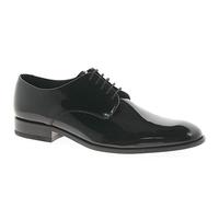 Loake Bow Mens Formal Derby Shoes 9 Black Patent