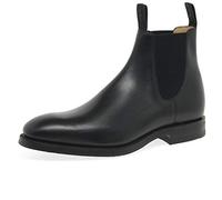 Loake Chatsworth Mens Classic Chelsea Ankle Boots 9 UK Black Leather