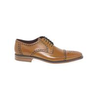 Loake Mens Foley Brogue Shoes Tan 8.5 UK