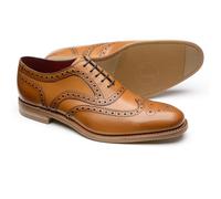Loake Kerridge Tan Oxford Leather Brogue Shoe