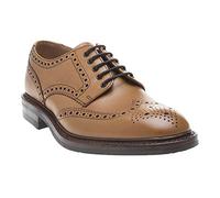 Loake Mens Chester Brogue Shoes Tan 10 UK