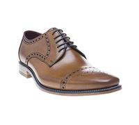 Loake Mens Foley Brogue Shoes Tan 8 UK