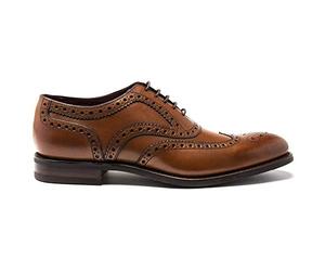 Loake Mens Kerridge Brogue Shoes Tan 10 UK