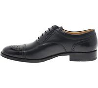 Loake Woodstock Wide Fit Half Brogues Loake Loake Woodstock Wide Fit Half Brogues Black 10 1/2